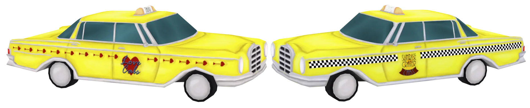A replacement model and texture for the Taxi that brings you to work. An alternate version was made for Simitone! (http://forum.freeso.org/threads/mr-sins-modeled-goods.6069/)